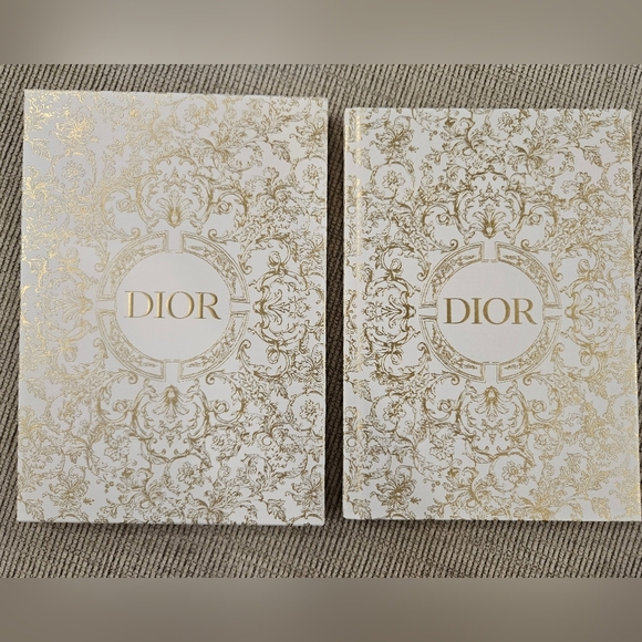 NIB Dior Elegant Gold and White Notebook In Box - Picture 3 of 9